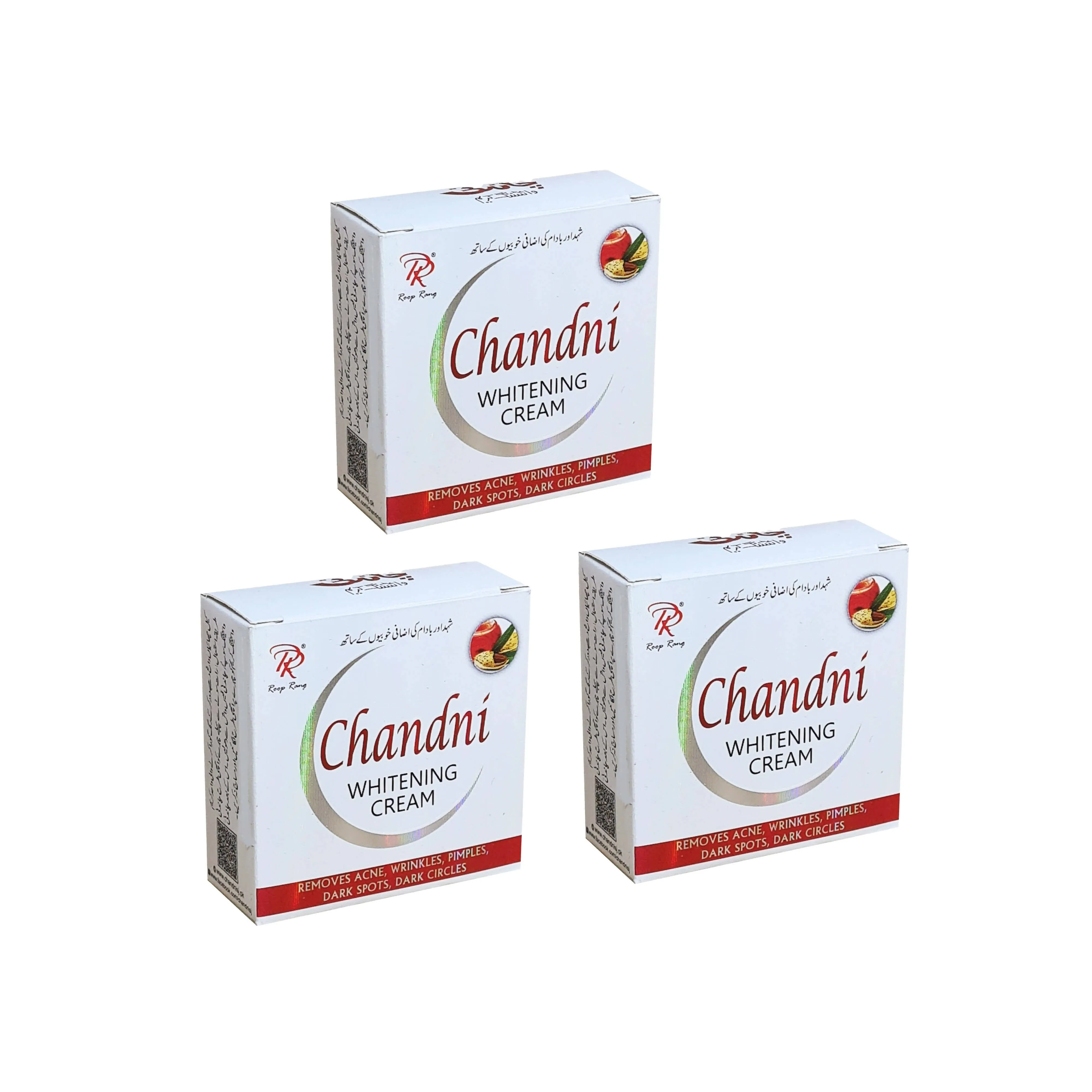 Chandni Whitening Cream - 28g (Pack Of 3)