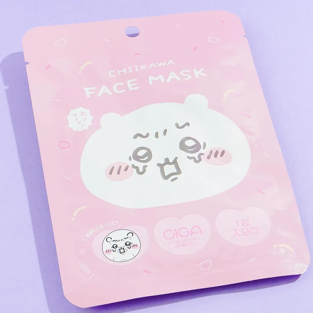 Chiikawa Face Mask - Crying