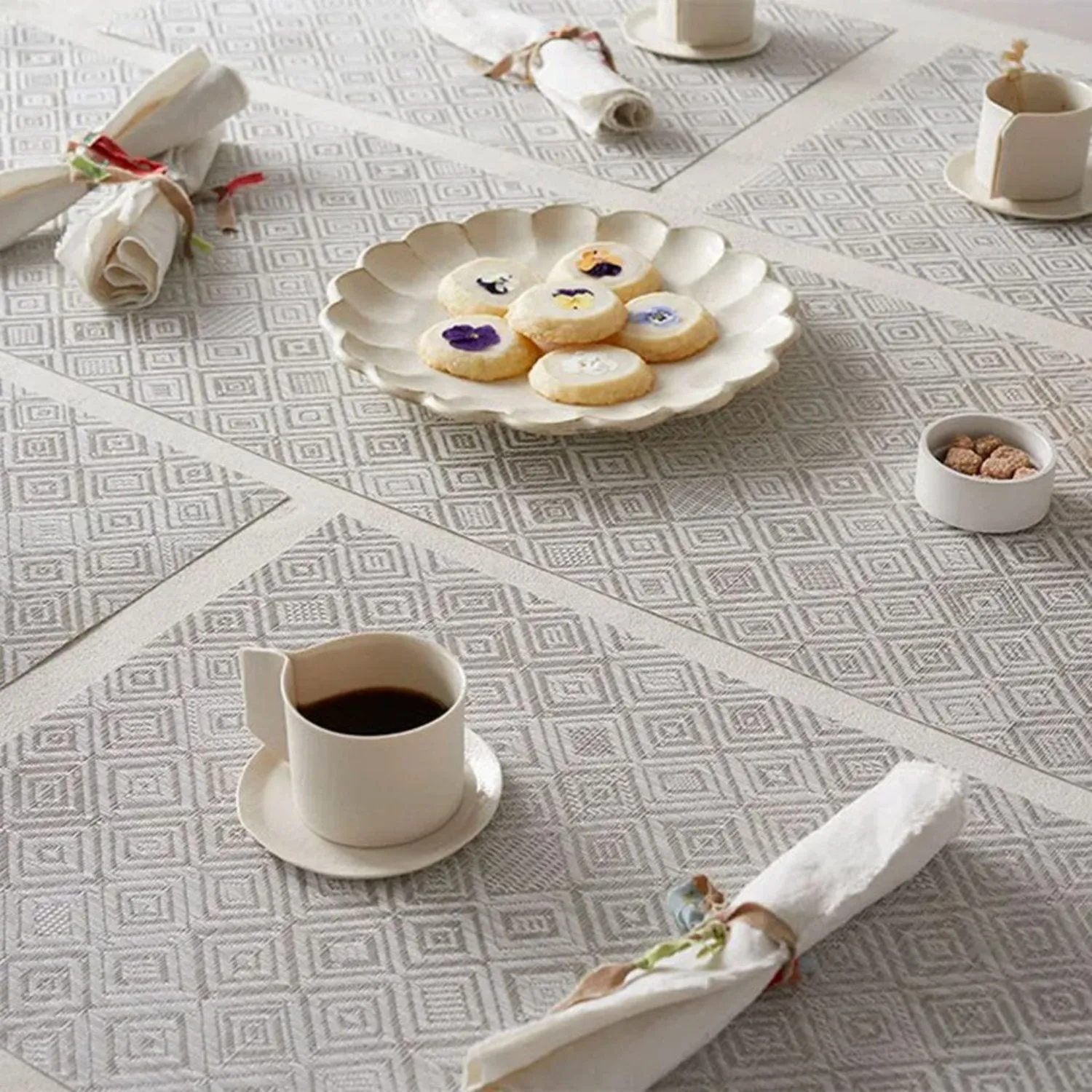 chilewich | placemat | mosaic blue ~ DC