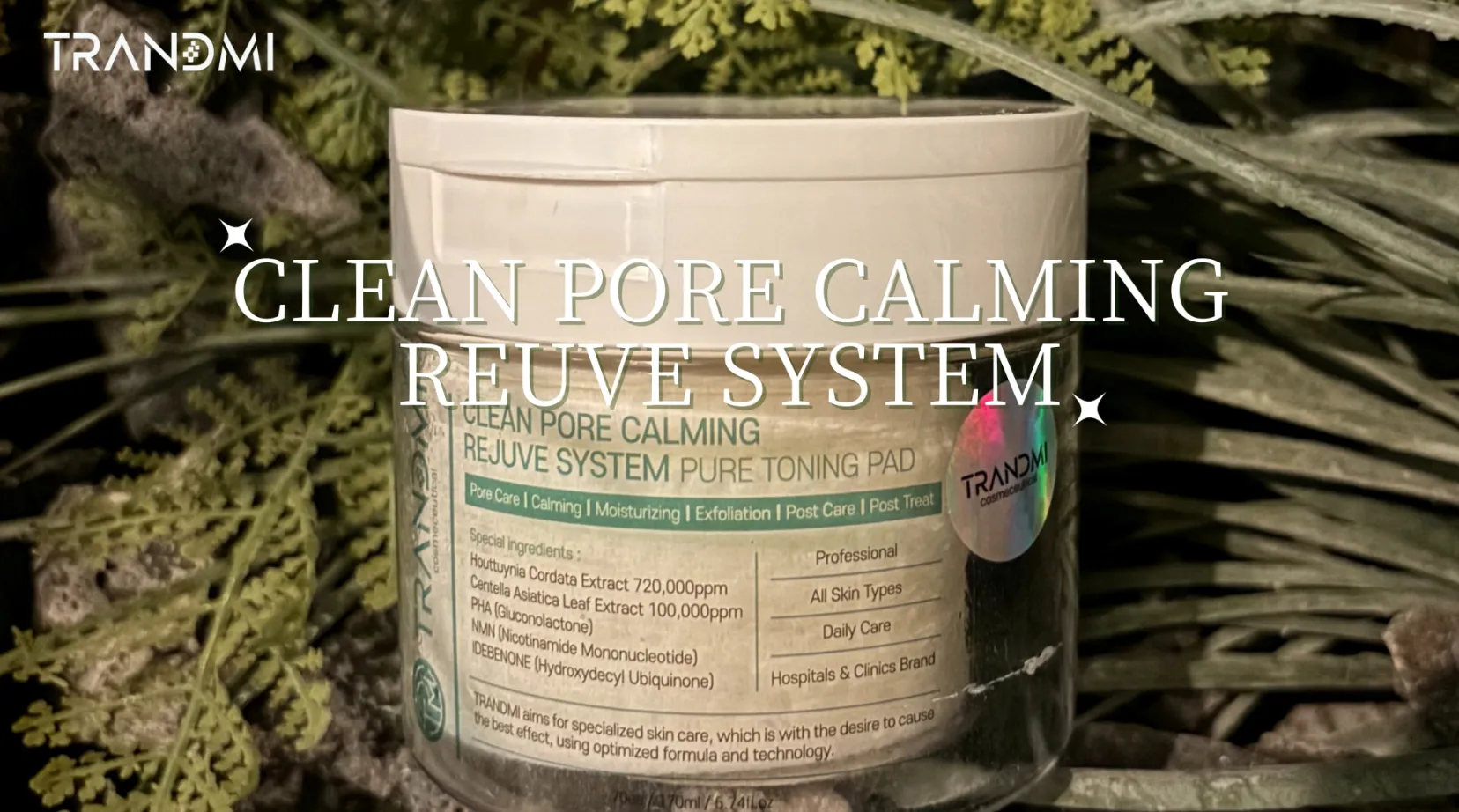 Clean Pore Calming Rejuve System - Toning Pads - 70 Pads/Box - Retail $60