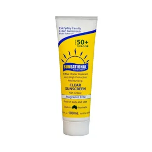 Clear Sunscreen SPF 50  Cream