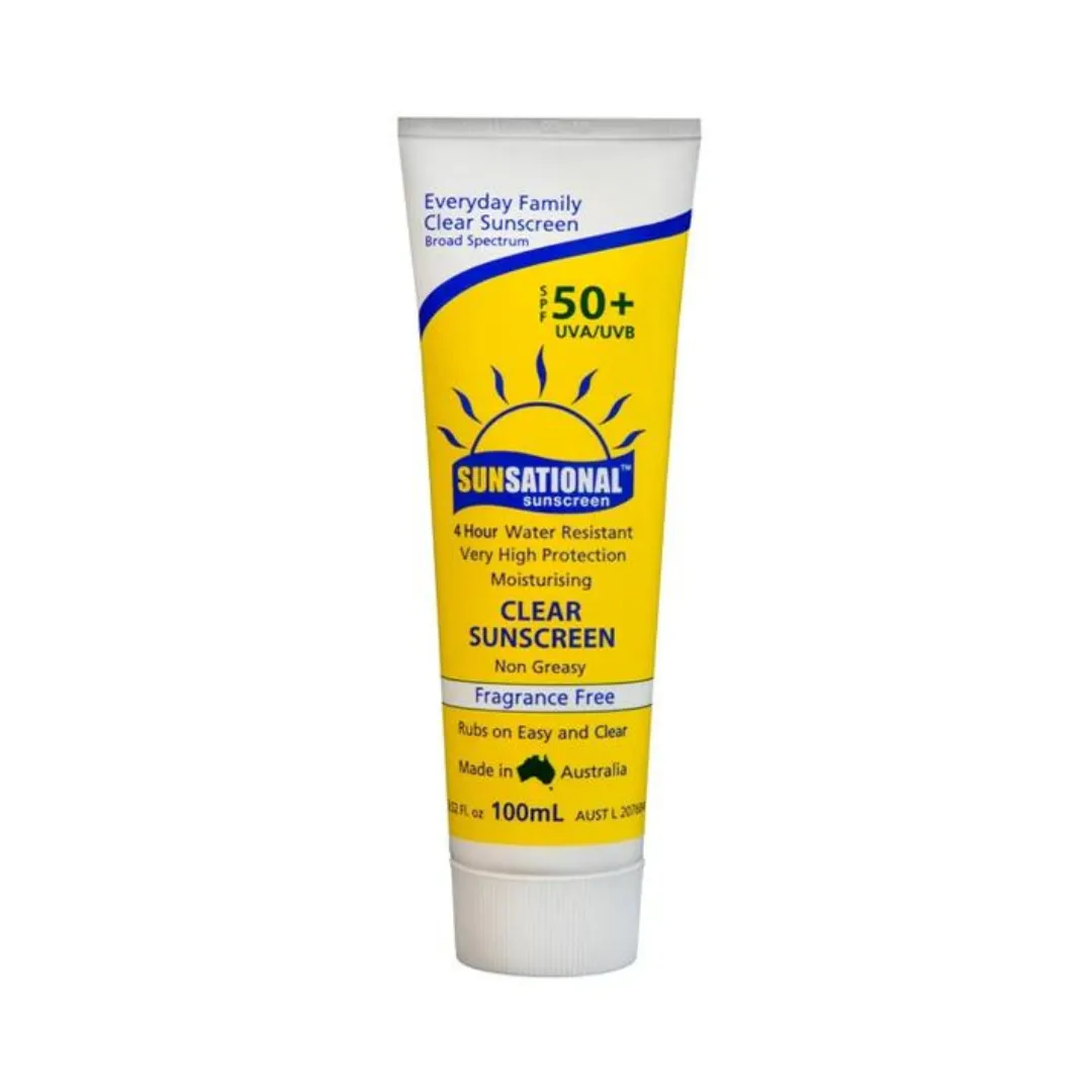 Clear Sunscreen SPF 50  Cream