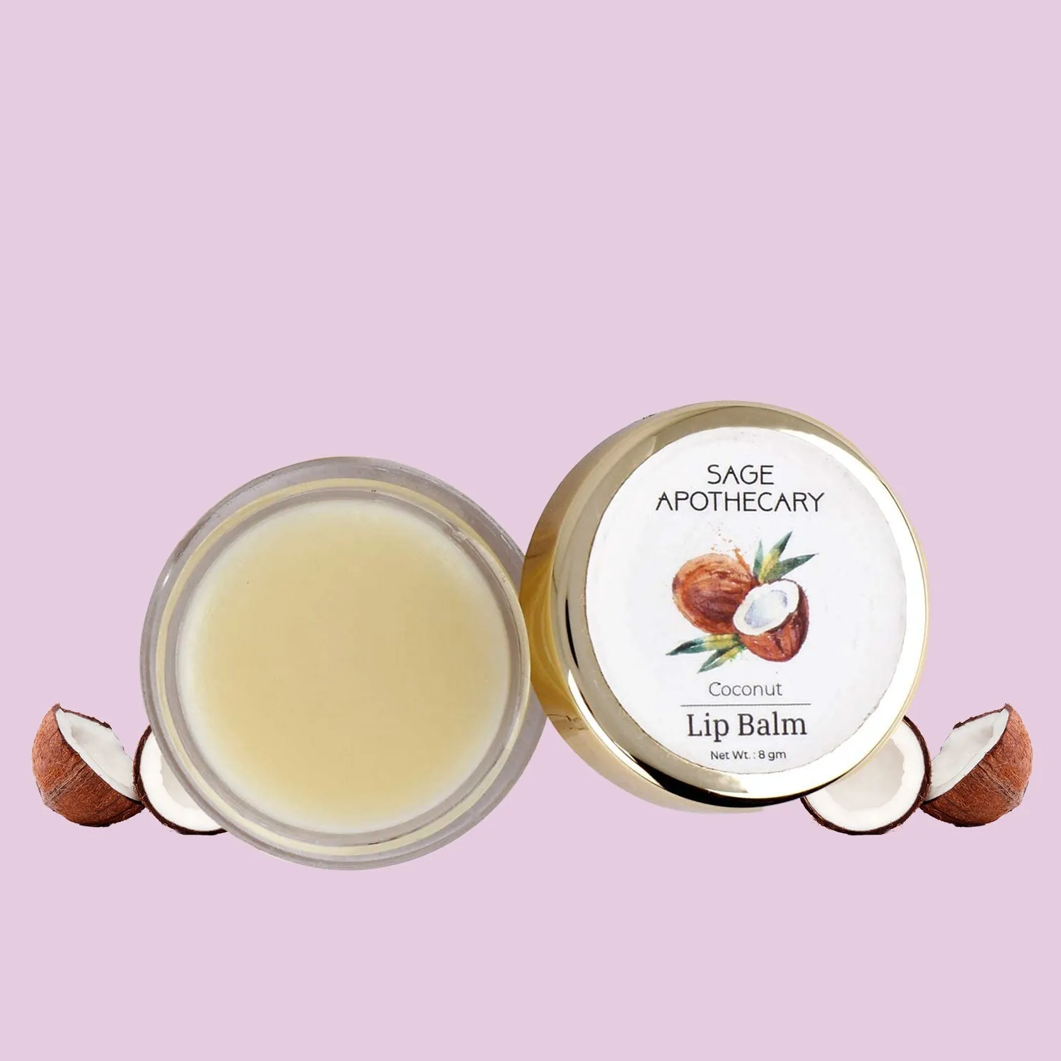 Coconut Lip Balm to Protect & Heal Lips Lighten and Brighten Dark Lips