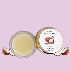 Coconut Lip Balm to Protect & Heal Lips Lighten and Brighten Dark Lips