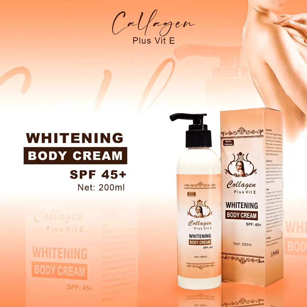 Collagen Plus Vit E Whitening Body Cream SPF45  - 200ml
