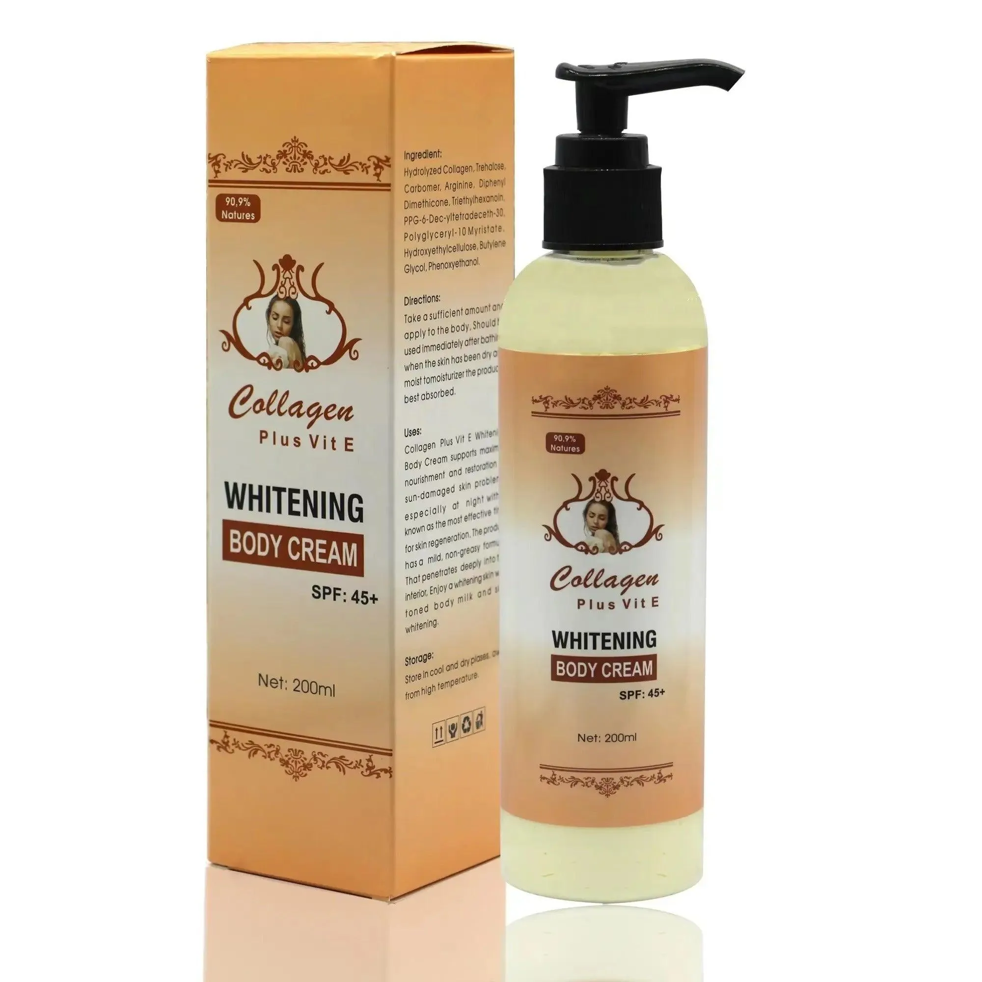 Collagen Plus Vit E Whitening Body Cream SPF45  - 200ml