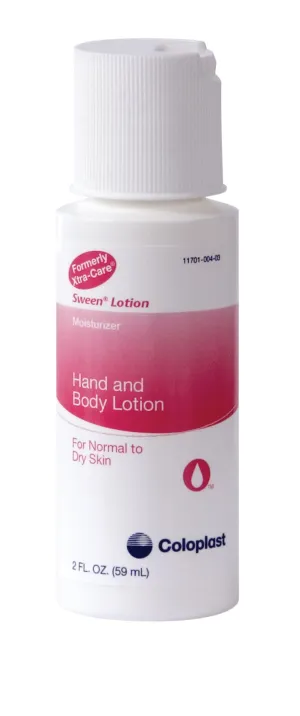Coloplast 0407 Sween Moisturizing Hand and Body Lotion (formerly Xtra-Care Moisturizing Body Lotion) - 2 ounce bottle, One bottle
