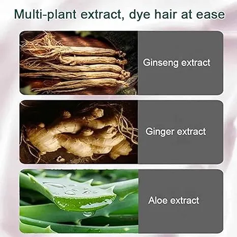 Corzen Natural Plant Bubble Hair Dye Shampoo Pack (26ml x 10 bags)