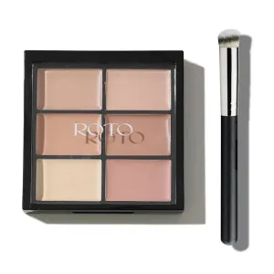 Creamy Mousse Concealer Palette Coverage Dark Eye Circles Matte Highlight Skin Tone Face Moisturizing Concealing Cream