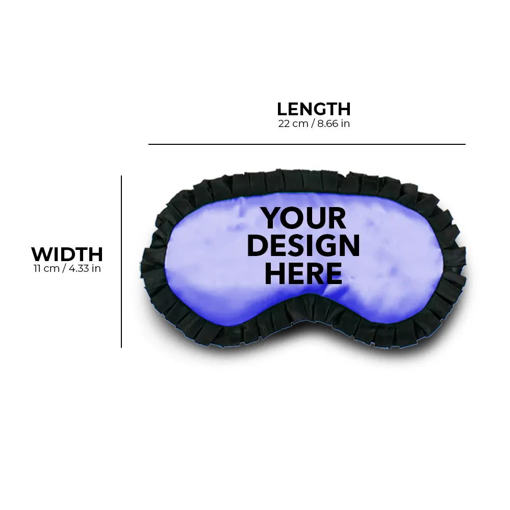 Custom Logo Embroidered Luxury Sleep Mask