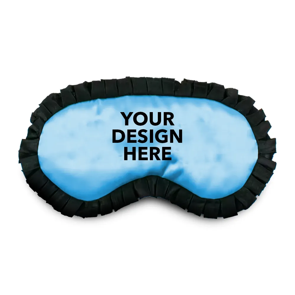 Custom Logo Embroidered Luxury Sleep Mask