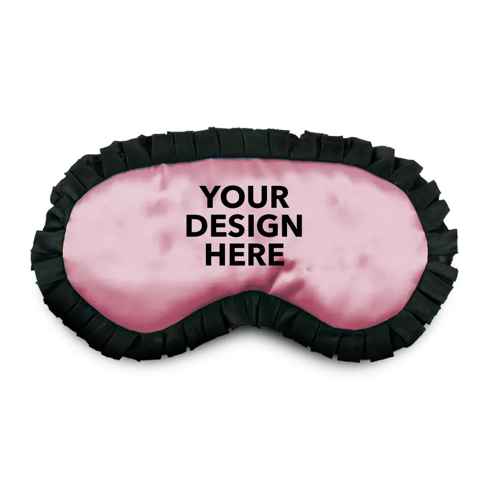 Custom Logo Embroidered Luxury Sleep Mask