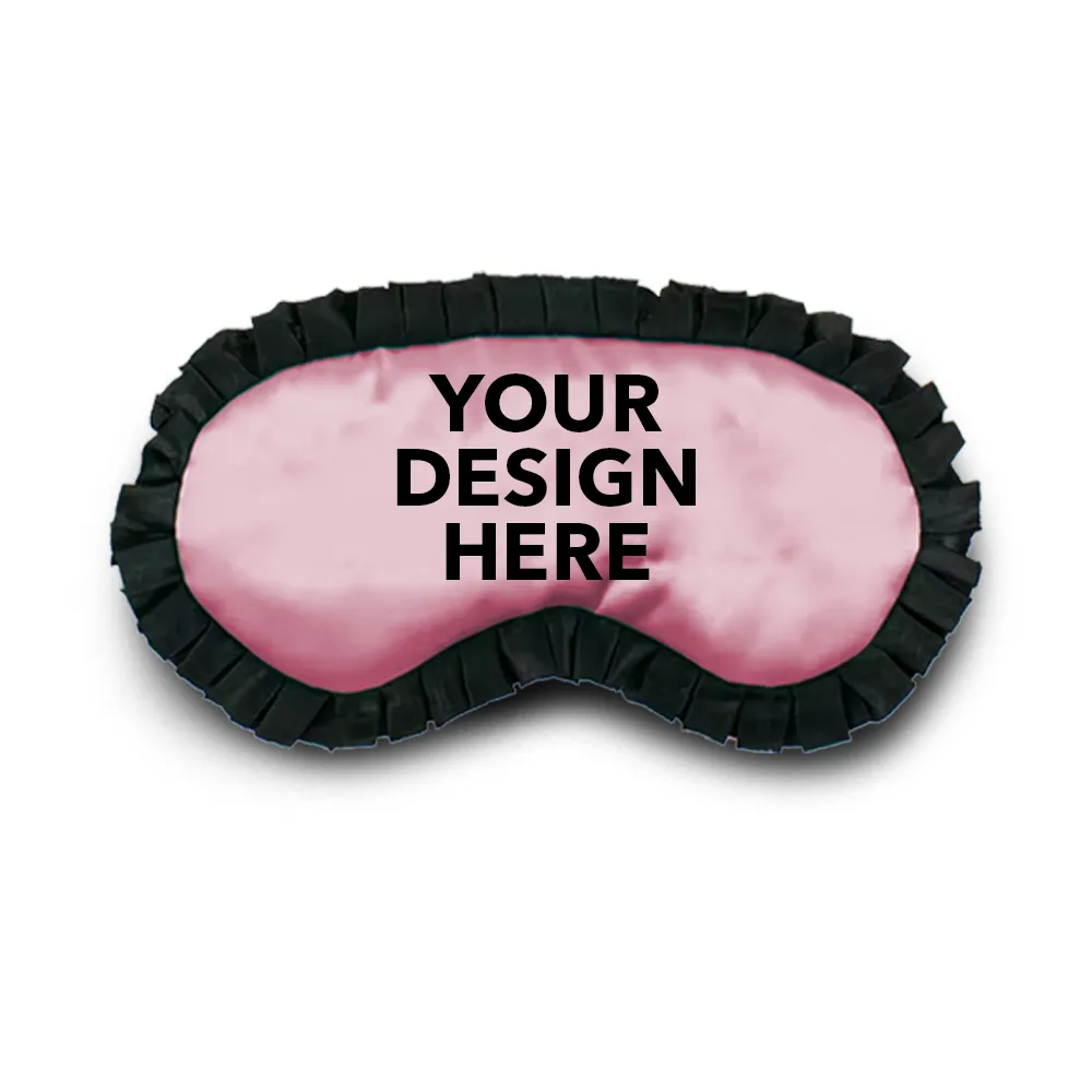 Custom Logo Embroidered Luxury Sleep Mask