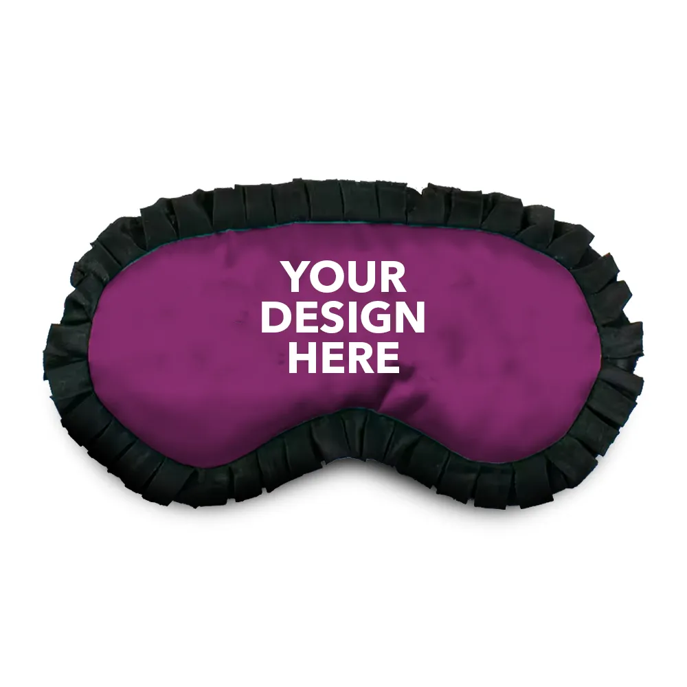 Custom Logo Embroidered Luxury Sleep Mask