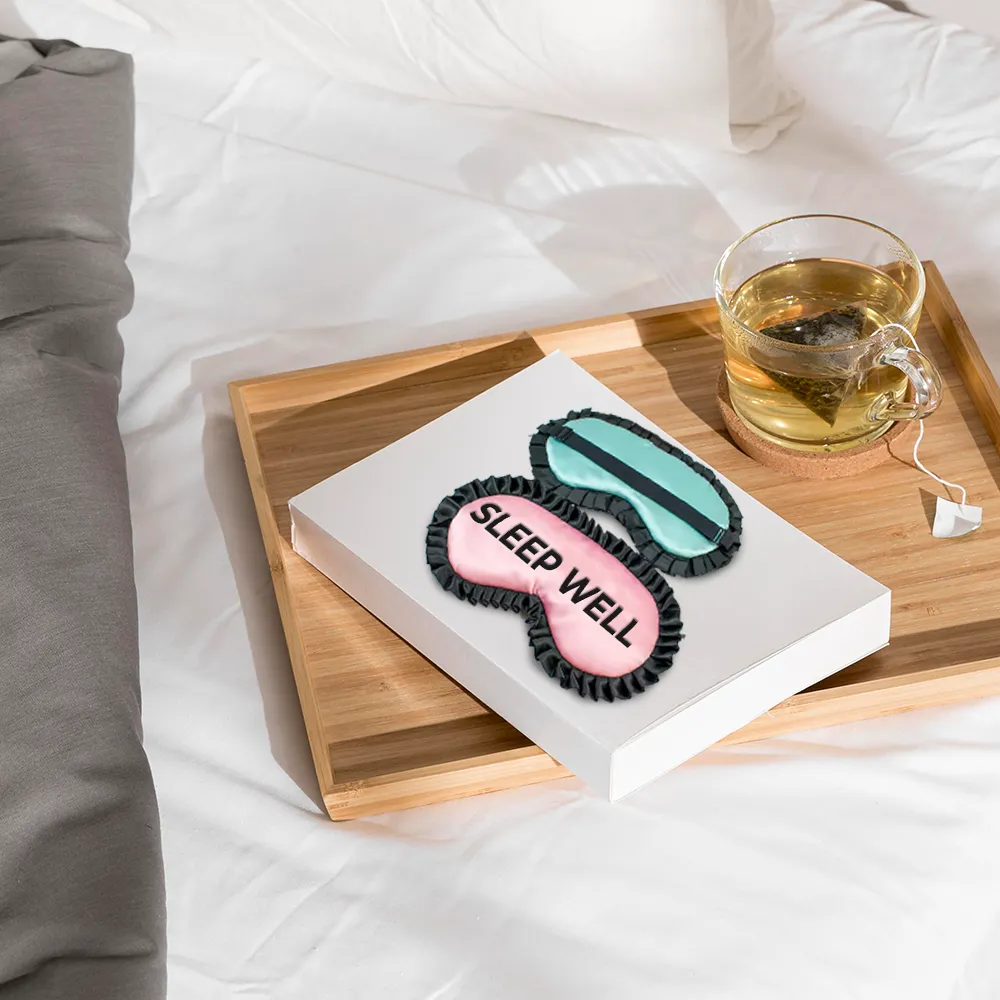 Custom Logo Embroidered Luxury Sleep Mask