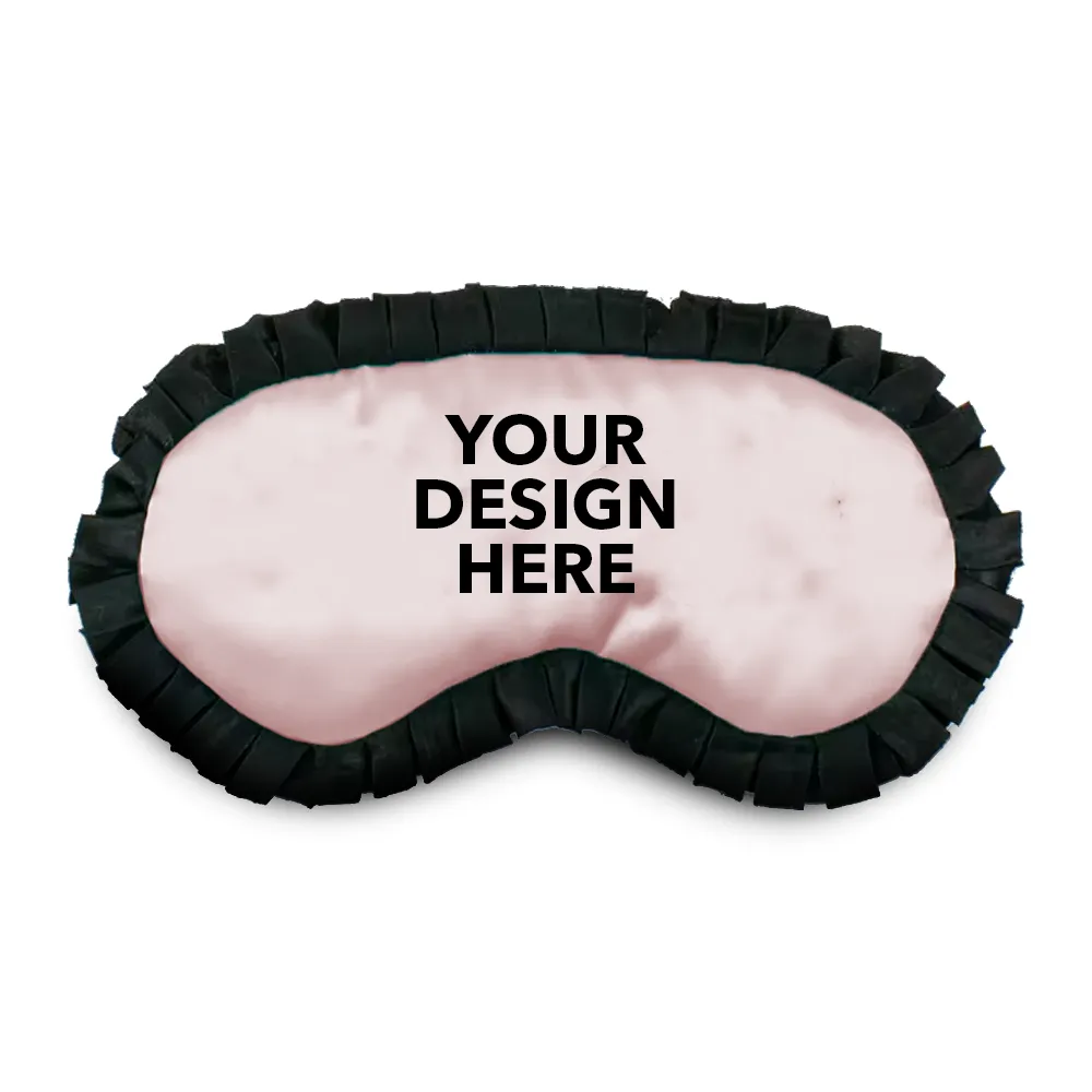 Custom Logo Embroidered Luxury Sleep Mask