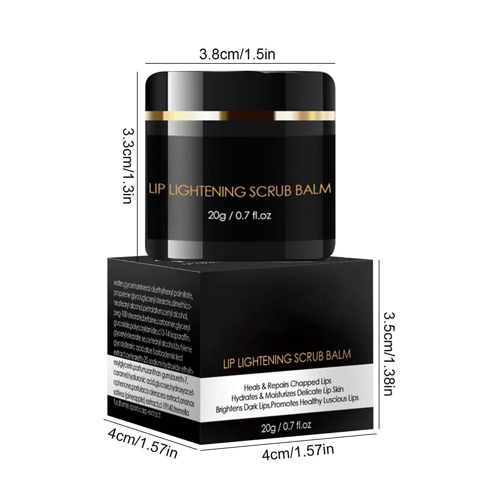 Dark Lip Scrub & Moisturizer for Smokers