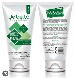 Debello Whitening Massage Cream 150ml