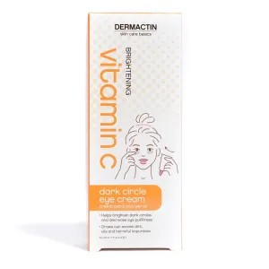 Dermactin Brightening Vitamin C Dark Circle Eye Cream 1oz/ 30ml