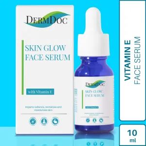 DermDoc Skin Glow Face Serum with Vitamin (10 ml) | vitamin e serum , skin glow serum , face serum , glow serum