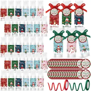 Dimsile 36 Set Christmas Hand Cream Gift Moisturizing Hand Lotion for Women Travel Size Christmas Hand Lotion for Dry Hands Christmas Party Favors with Card for Xmas Mother Teacher Stocking Stuffer