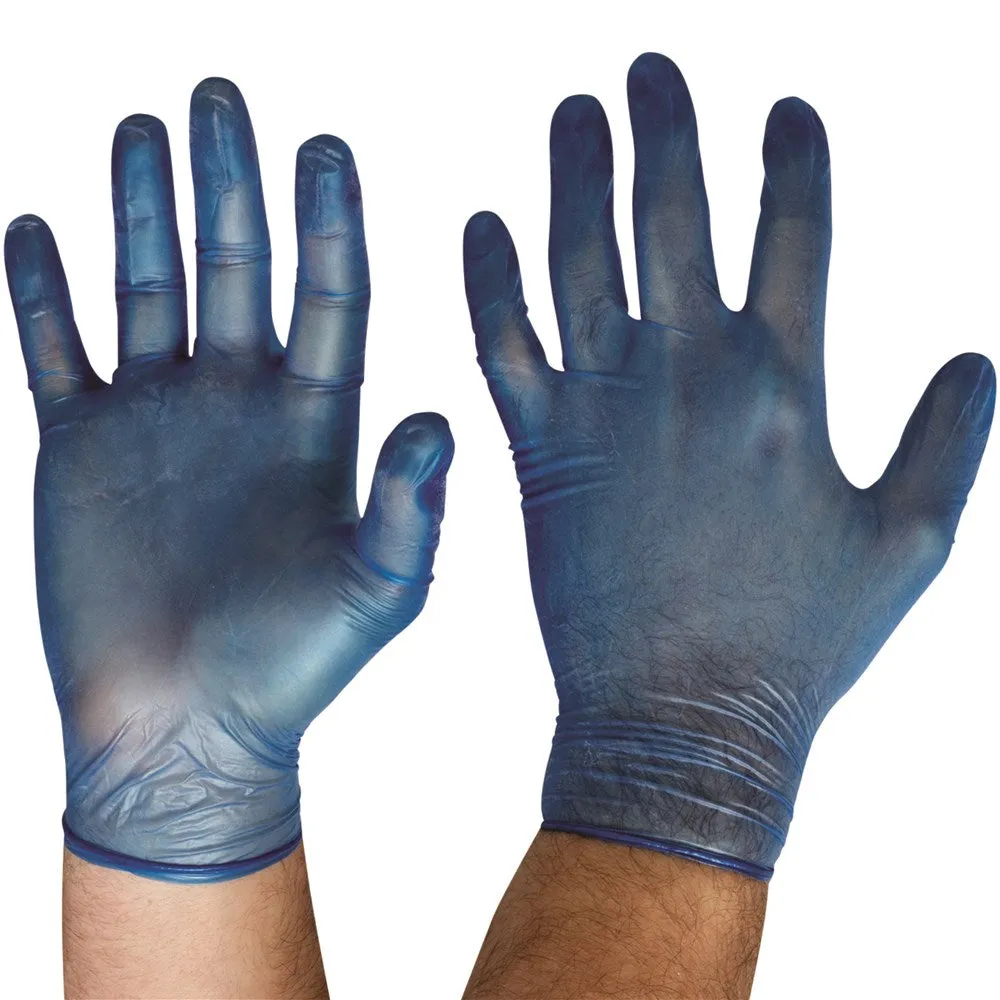 Disposable Gloves - Vinyl Blue