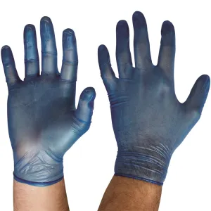 Disposable Gloves - Vinyl Blue