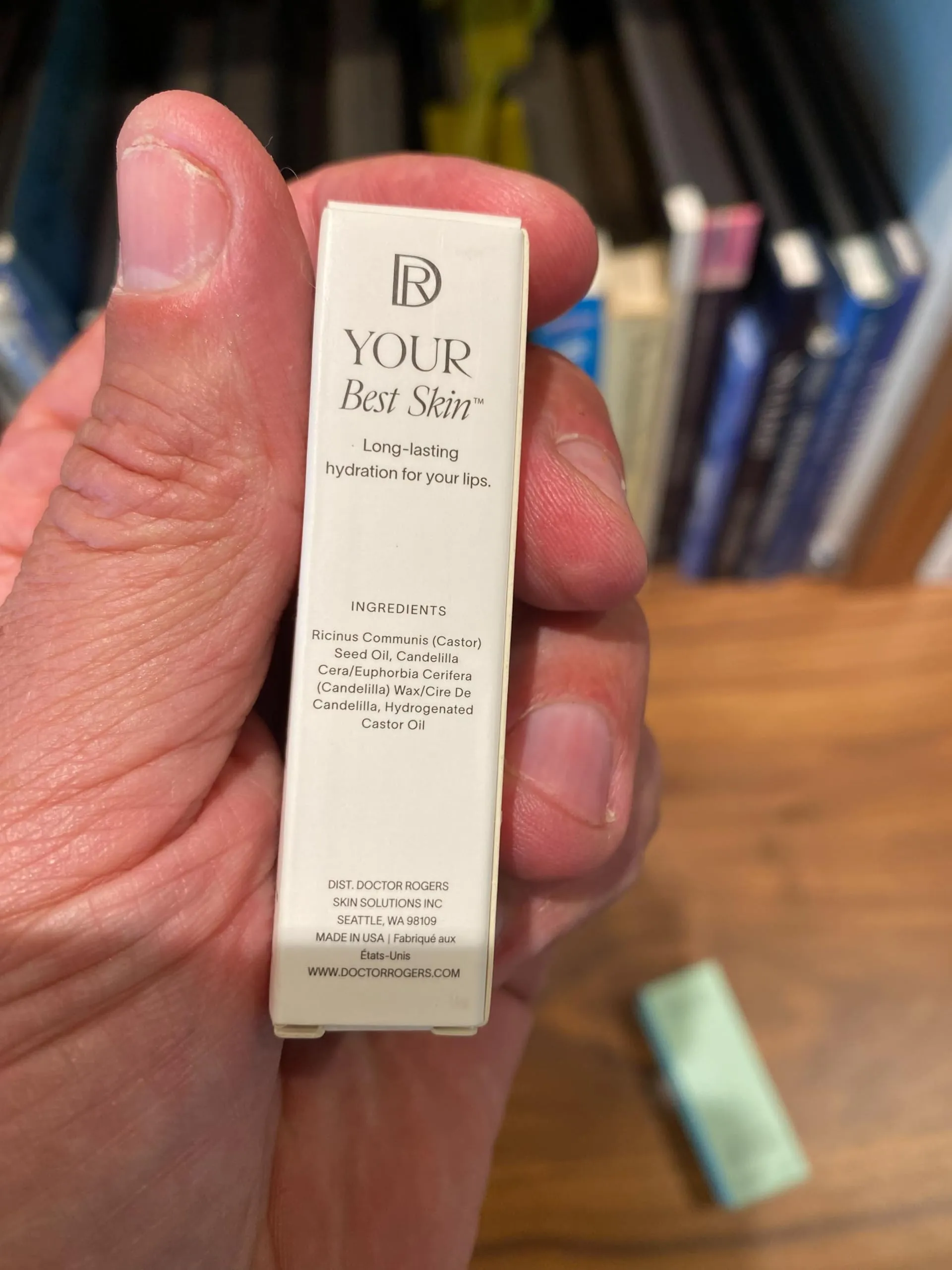 Doctor Rogers Lip Balm, Hydrating and Softening Lip Moisturizer For Very Dry Lips, Dermatologist-Created, Natural, & Hypoallergenic Moisturizing Lip Balms, 4.25g Tube, Pack of 3