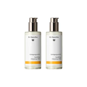 Dr Hauschka Soothing Cleansing Milk 145ml Twin Set