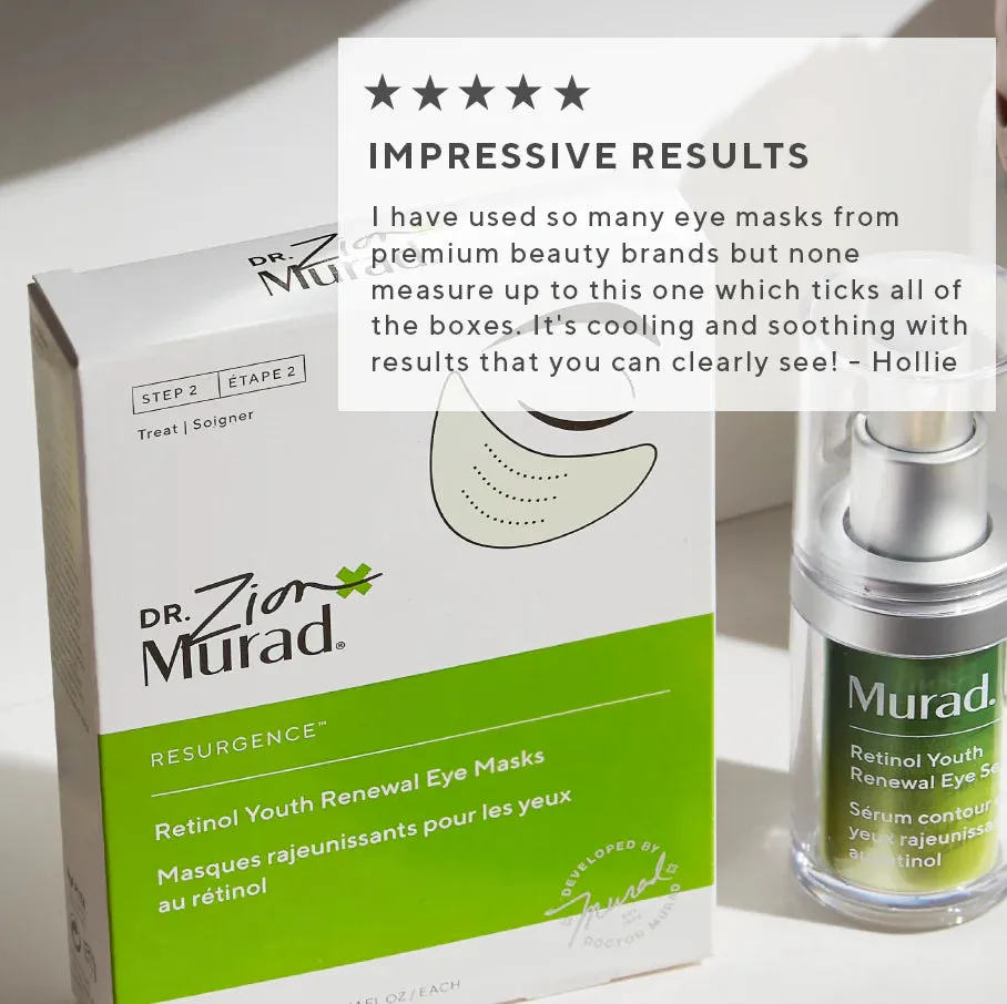 Dr. Zion x Murad Retinol Youth Renewal Eye Masks - Single Pack