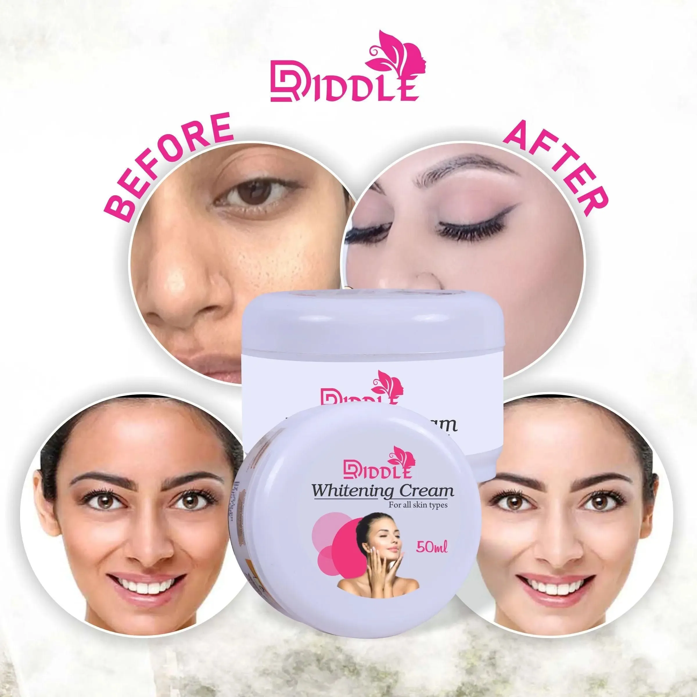 Driddle WhiteGlow Skin Whitening Cream & Brightening Nourishing Cream