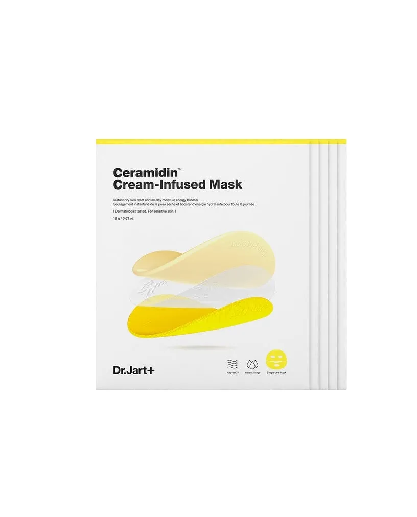 Dr.Jart  Ceramidin™ Cream-Infused Mask 18 g x 5 Sheets