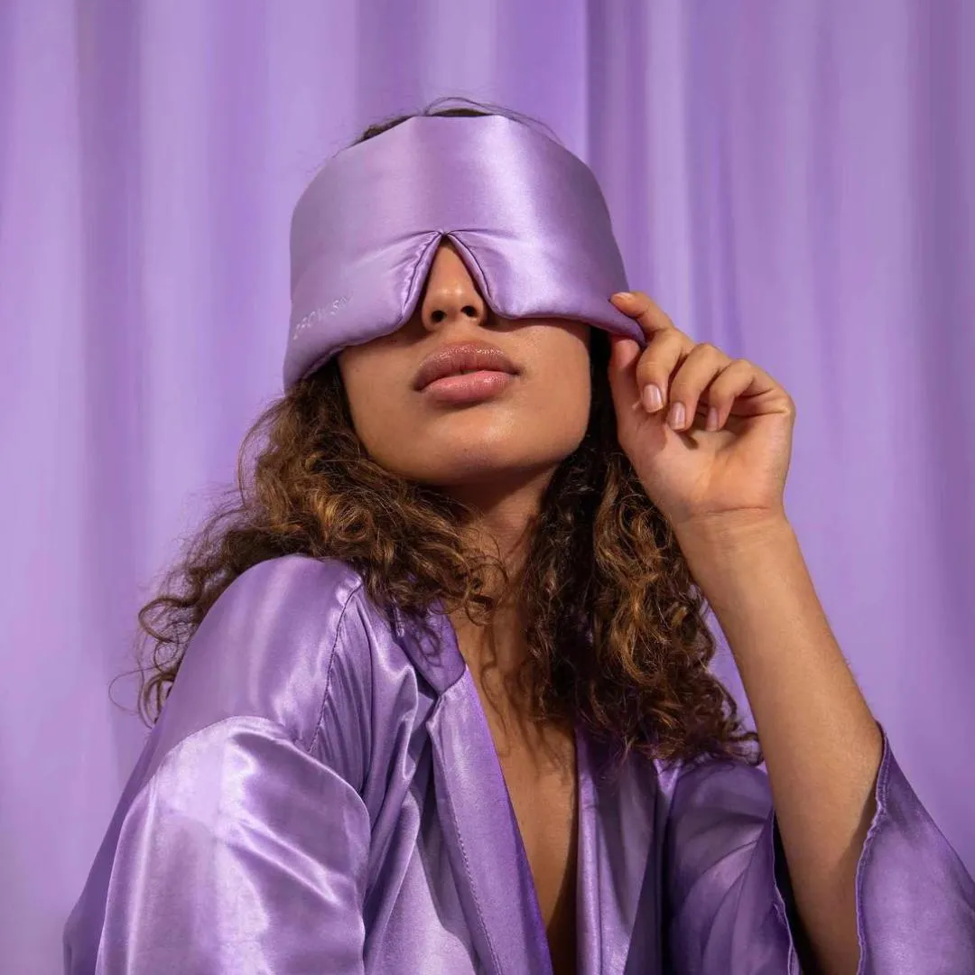 Drowsy Silk Sleep Mask - Lavender Haze