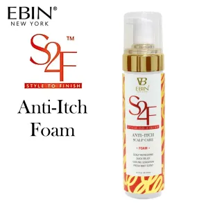Ebin "S2F" Anti-Itch Scalp Care Foam, 8.5 oz