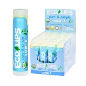 ECO LIPS Coconut Lip Balm Bulk Box of 24 (24 x 4.25g) Vanilla