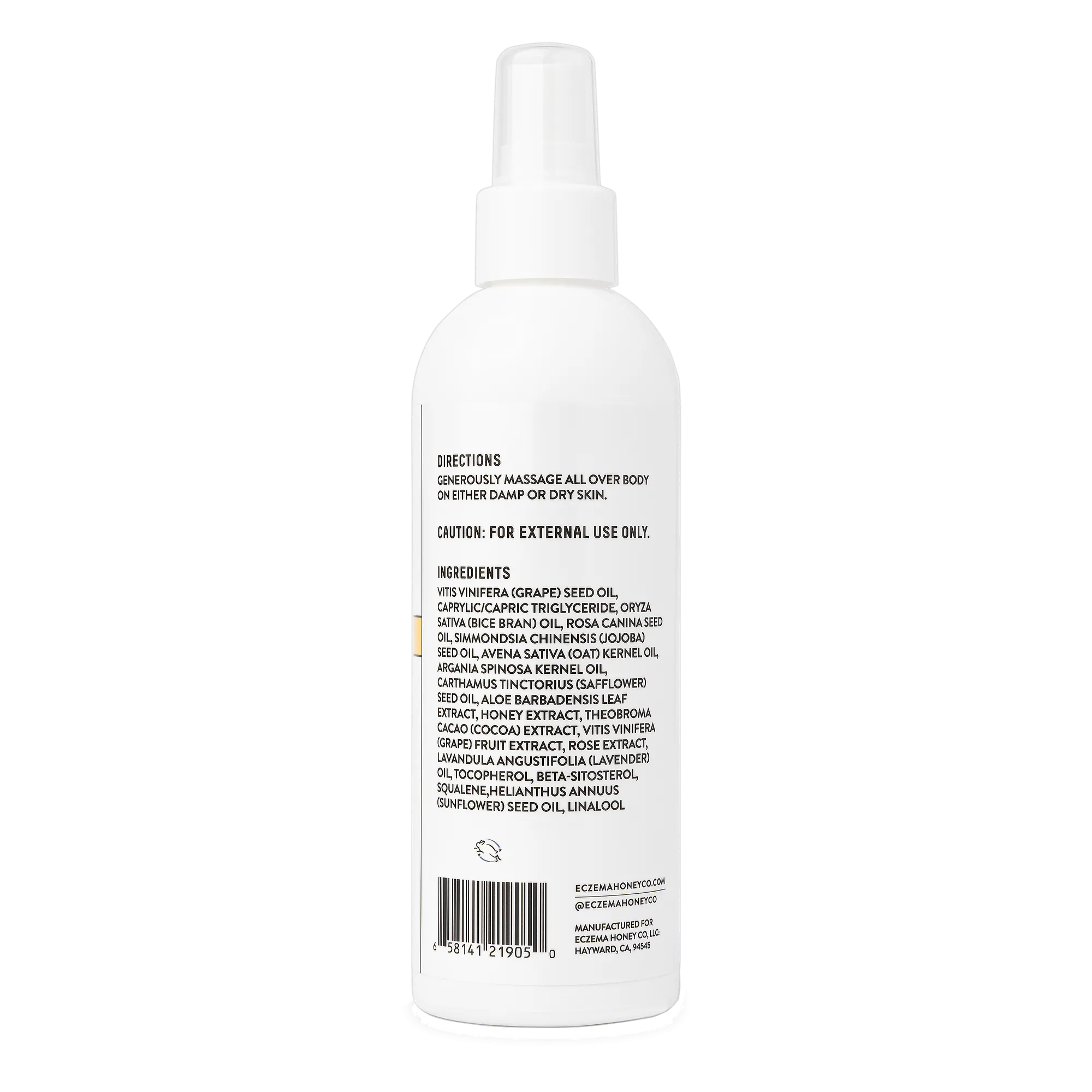 Eczema Honey Antioxidant Body Oil