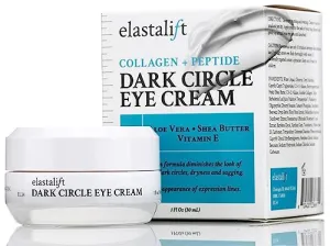 Elastalift Dark Circle Under Eye Treatment Cream | Brightening & Firming Collagen Cream W/Peptides   Vitamin E Moisturizer Eye Cream For Dark Circles & Puffy Eyes | Skin Care Face Cream, 1 Fl Oz