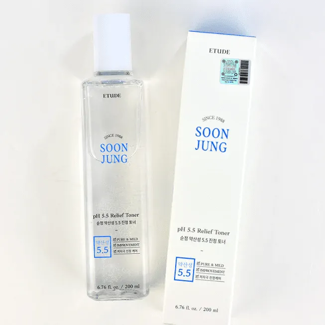 Etude House Soon Jung ph 5.5 Relief Toner 200 ml