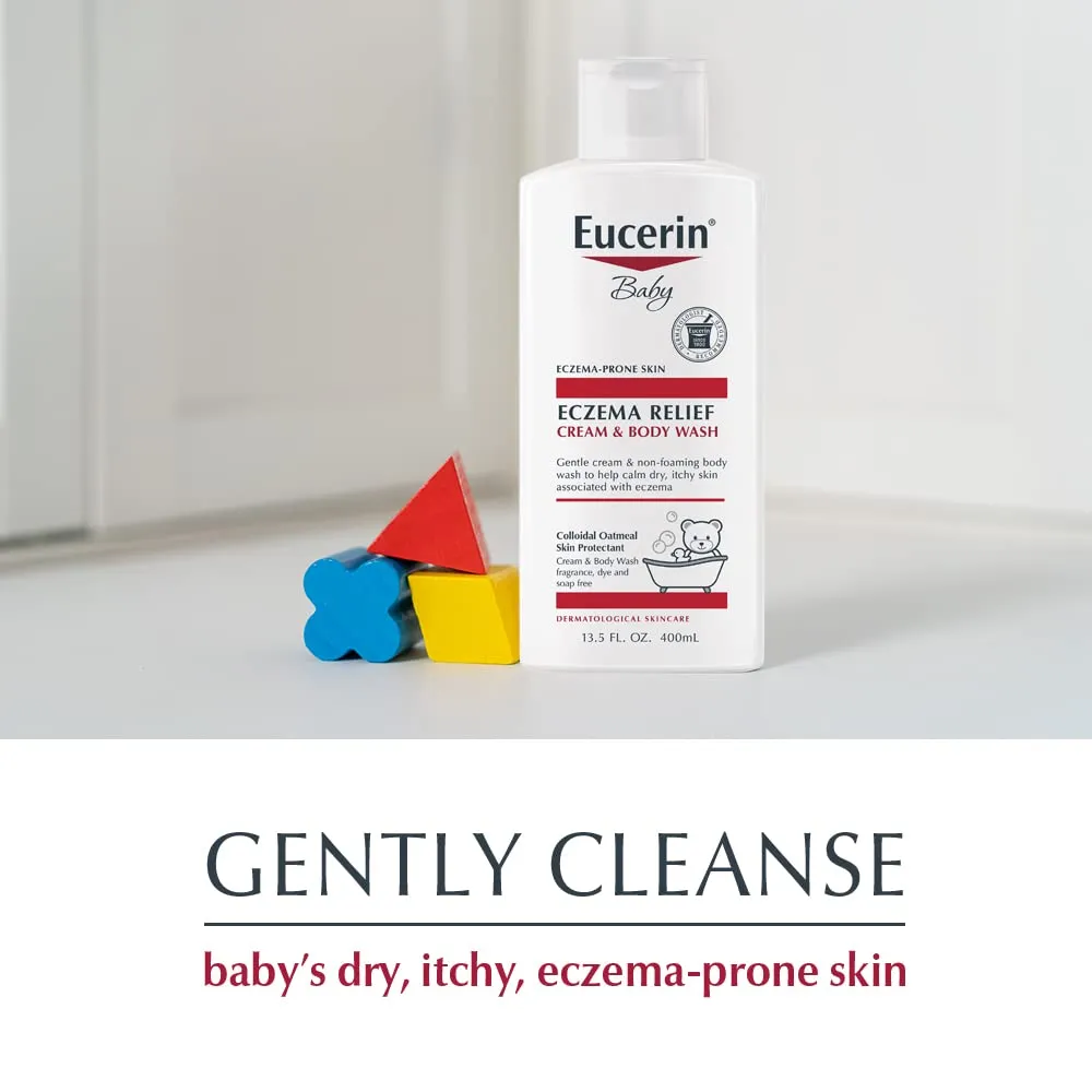 Eucerin Baby Eczema Relief Body Wash, 13.5 Fl Oz