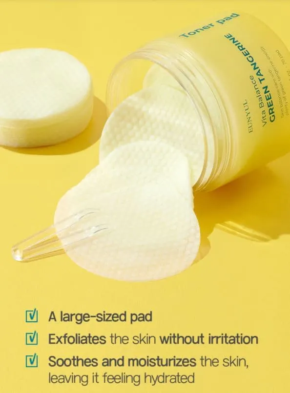 EUNYUL Vita Balance Green Tangerine Toner Pad 190ml 70ea