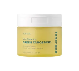 EUNYUL Vita Balance Green Tangerine Toner Pad 190ml 70ea