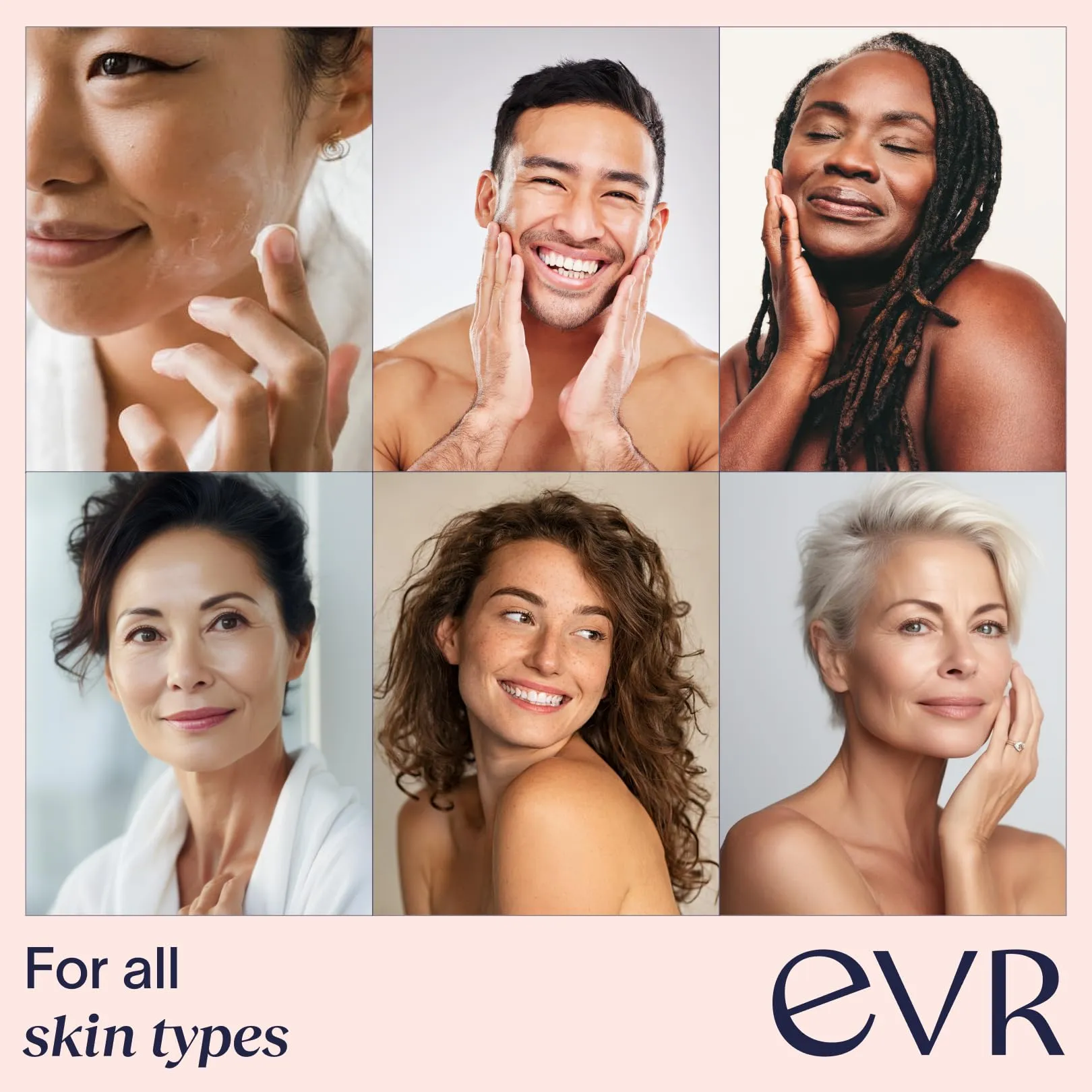 EVR BEAUTY Anti-aging Neck Firming Cream with Collagen & Hyaluronic Acid - Made in USA with Natural & Organic Ingredients Face Neck and Chest Tightening Moisturizer (Classic)