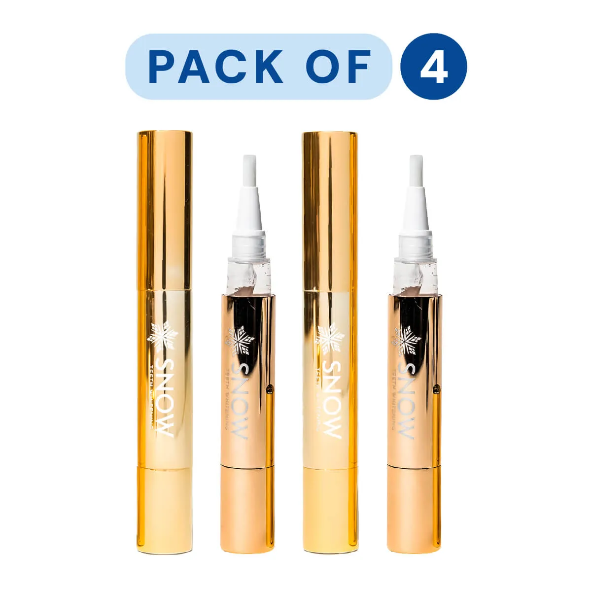 Extra-Strength Teeth Whitening Gold Wand Serum   Dual-Peroxide Formula & Xylitol