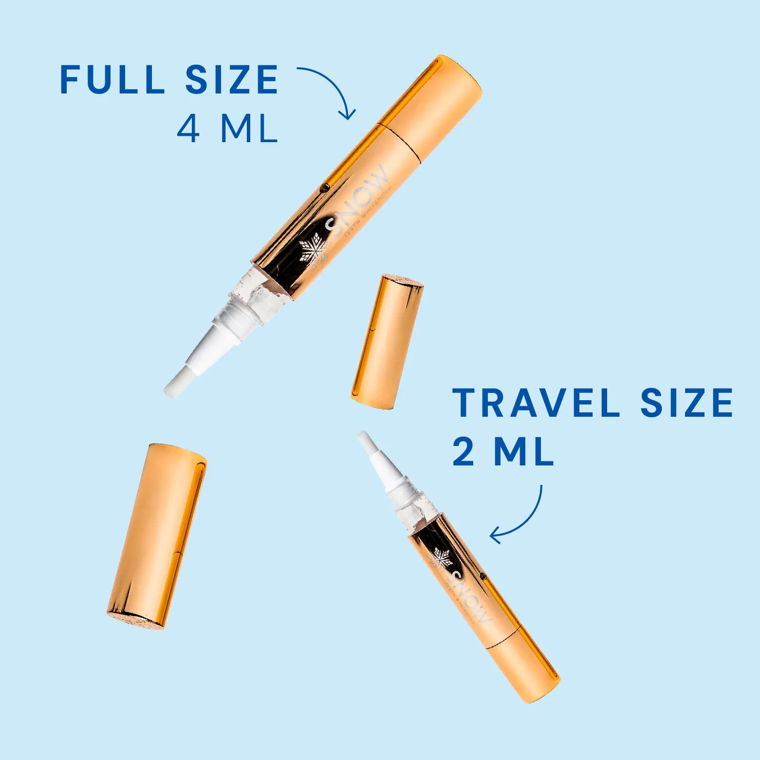 Extra-Strength Teeth Whitening Gold Wand Serum   Dual-Peroxide Formula & Xylitol