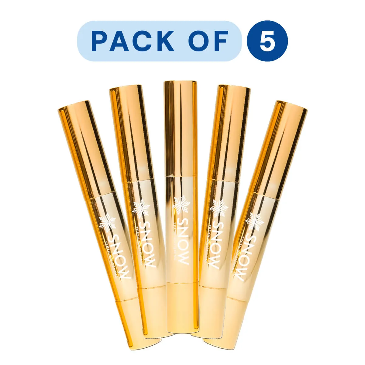 Extra-Strength Teeth Whitening Gold Wand Serum   Dual-Peroxide Formula & Xylitol