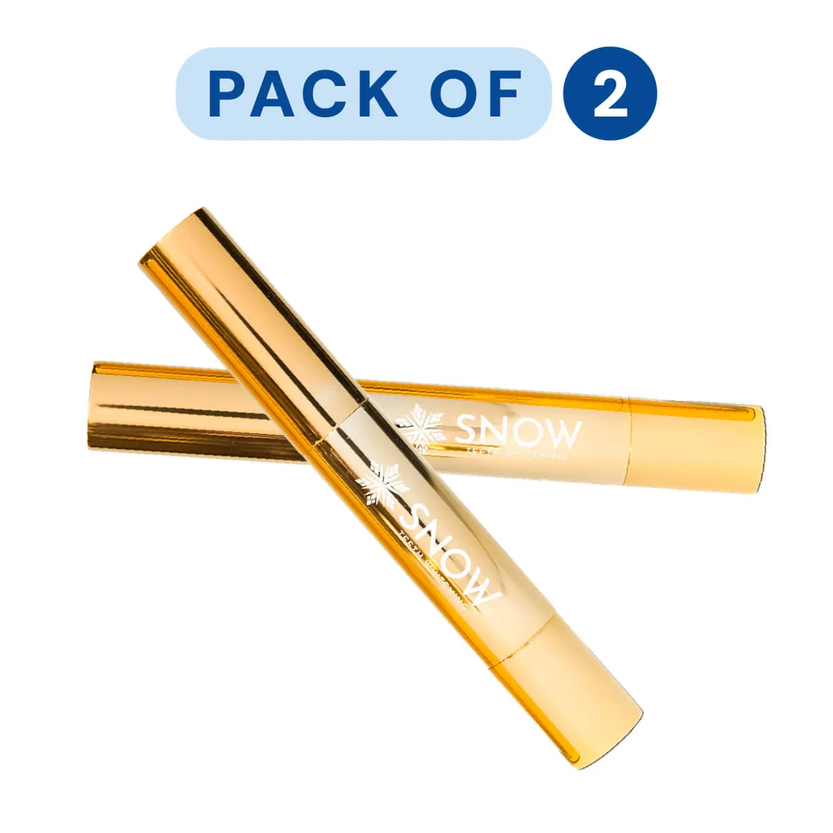 Extra-Strength Teeth Whitening Gold Wand Serum   Dual-Peroxide Formula & Xylitol