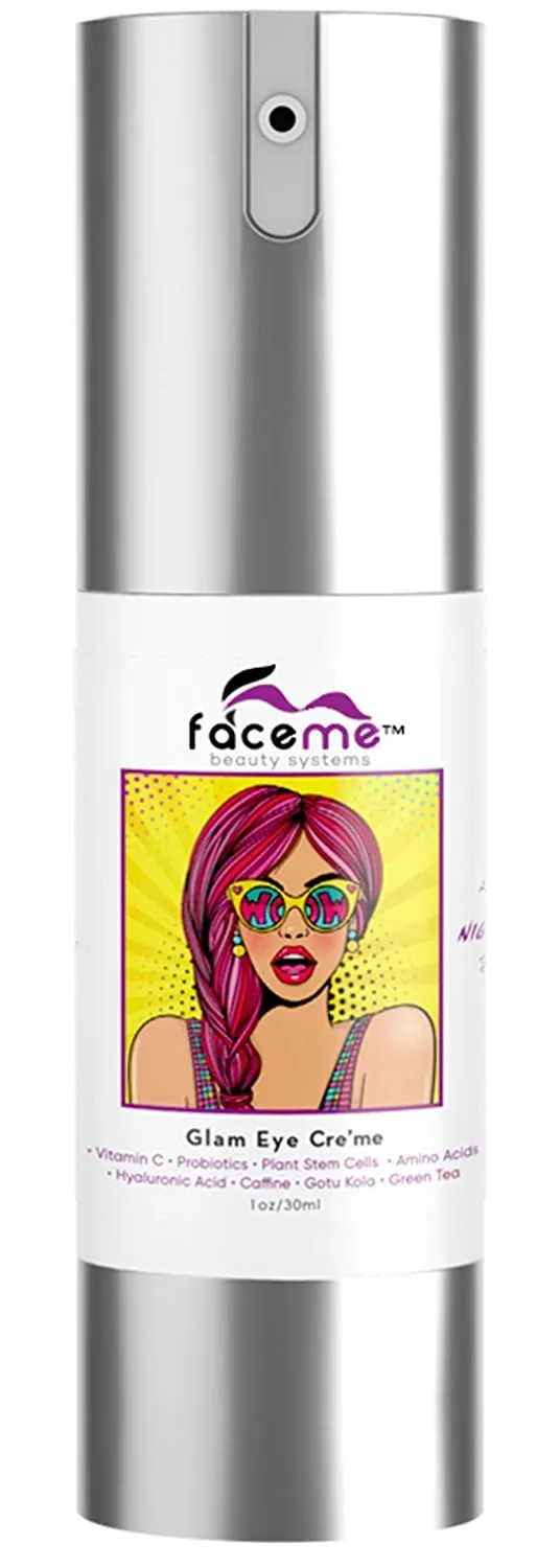 Eye Cream, Anti-Aging   Youth Promoting, Antioxidants & Botanicals- Vanquish Puffiness, Slay Inflammation, Super Hydrate, Smooth Fine Lines, Tighten & Firm with Caffeine, Plant Stem Cells 1 oz