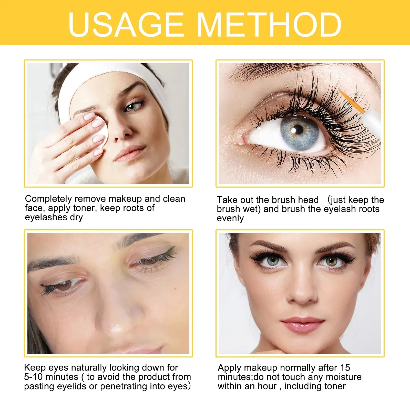 Eyelash Growth Serum - High Quality Lash Enhancing, Fast Extension, Beautiful Curl