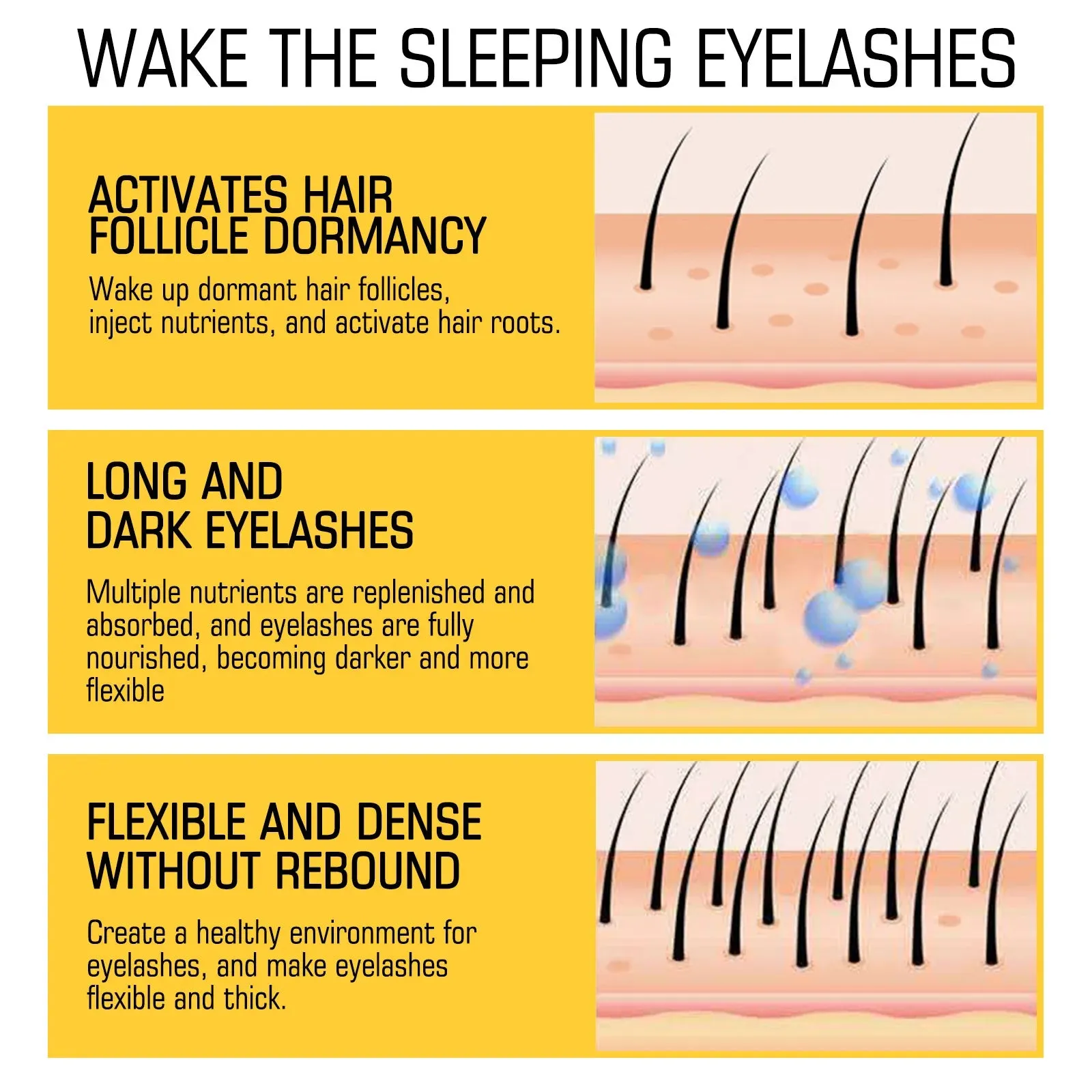 Eyelash Growth Serum - High Quality Lash Enhancing, Fast Extension, Beautiful Curl