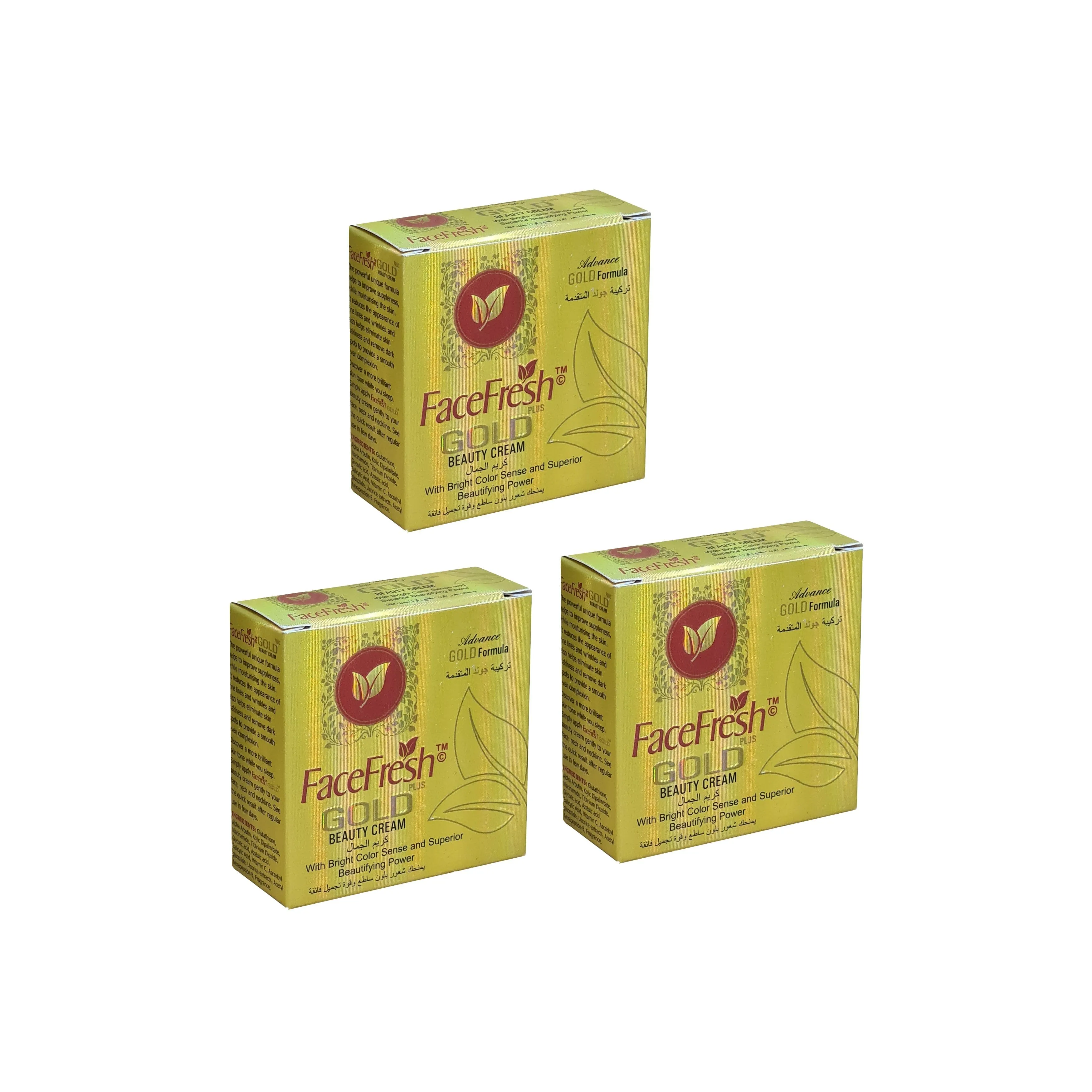Face Fresh Gold Beauty Cream - 23g (Pack Of 3)